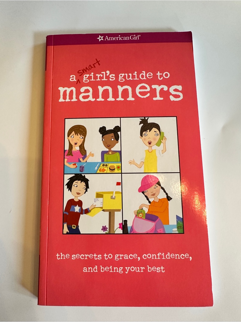 American Girl “A Smart Girls' Guide to Manners” Paperback Book w Glossy Pages